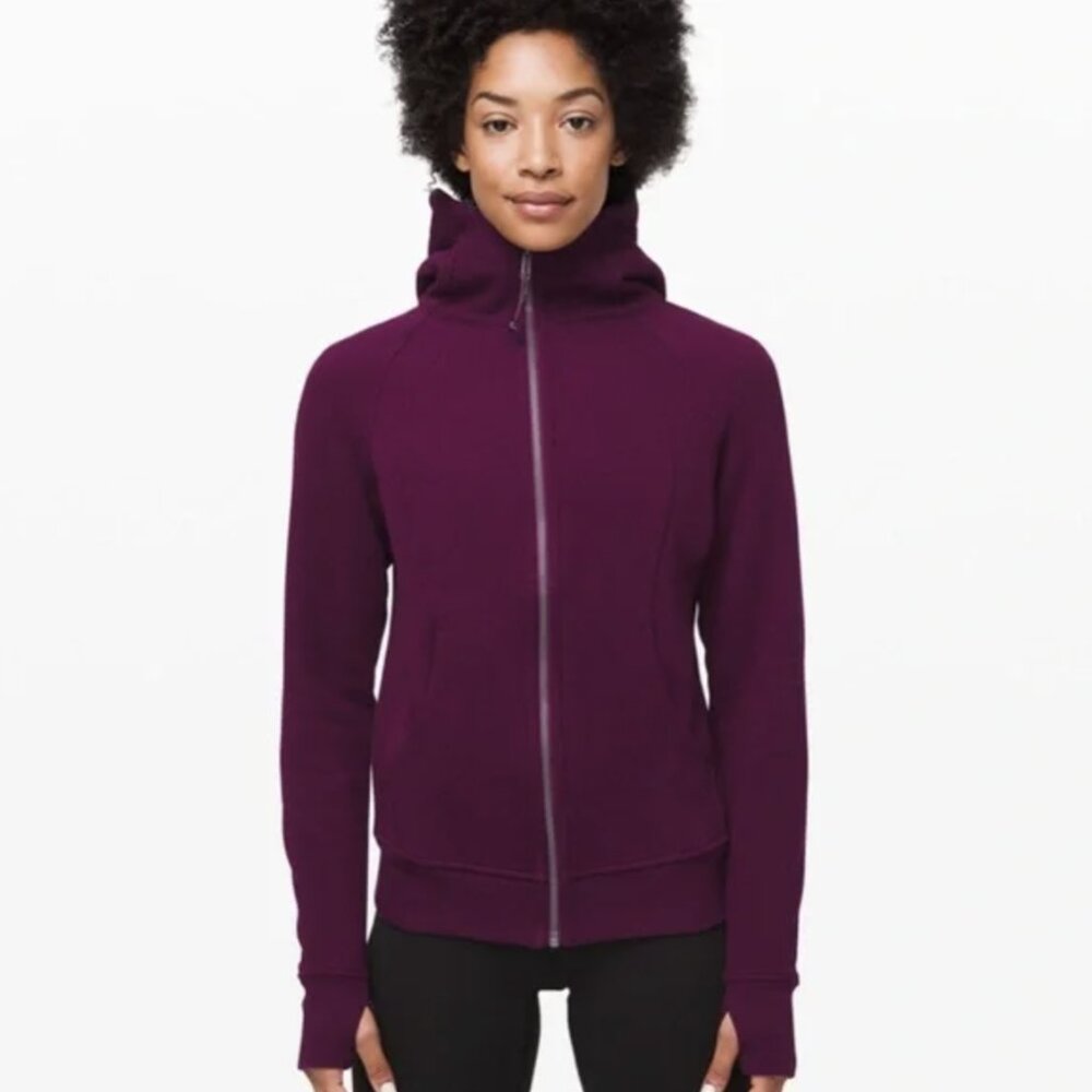 Lululemon Scuba Hoodie Full Zip Color Marvel Purple Size 2 New
